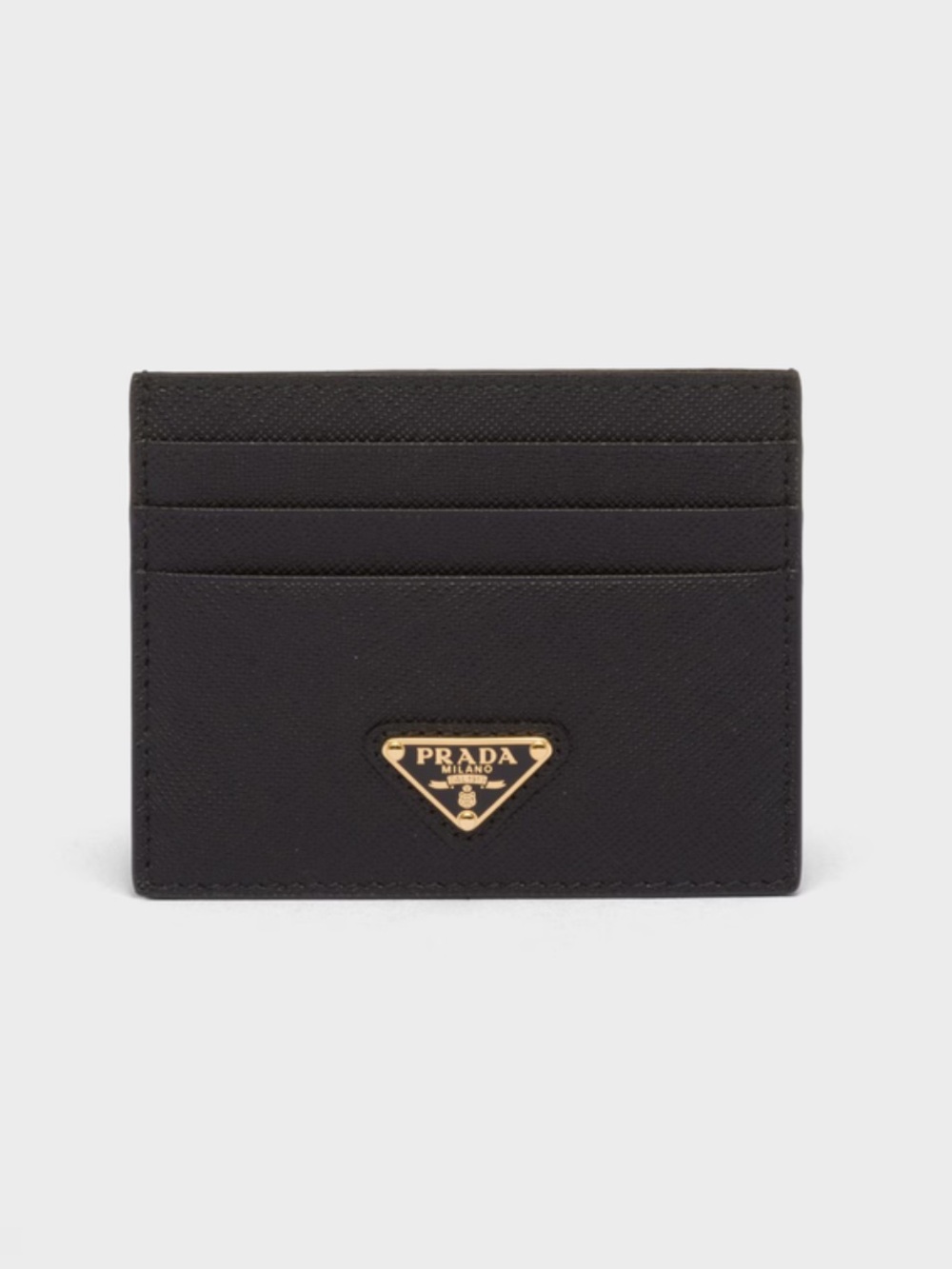 Prada Saffiano Leather card holder black - Picture 2 of 15